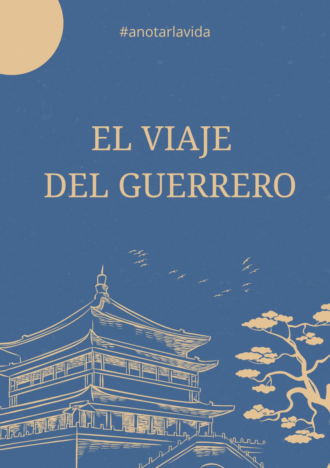 Mockup de El Viaje del Guerrero